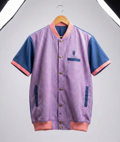 Heritage Varsity Kente Shirt-Jacket