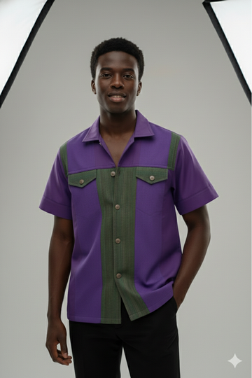 FUFUA Vanguard Kente Shirt - VG Kente 15