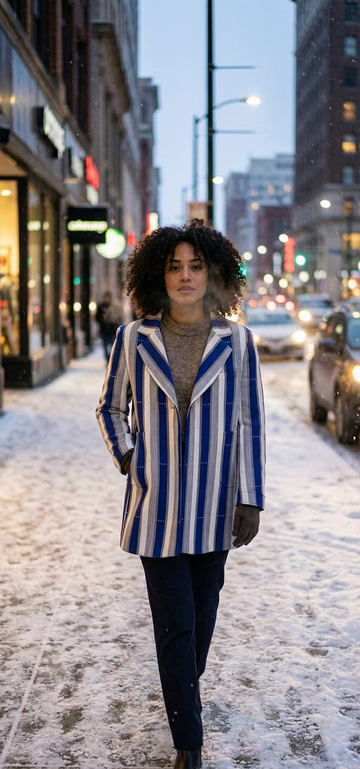 Heritage Stripe Tailored Coat (Womens) HSTC 2