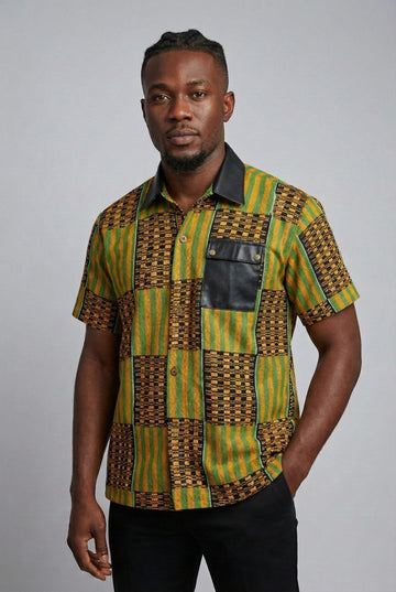 FUFUA Vanguard Kente Shirt - VG Kente 1