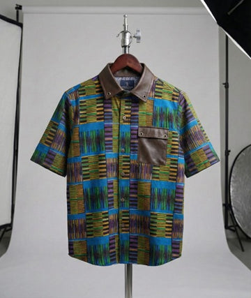 FUFUA Vanguard Kente Shirt - VG Kente 11
